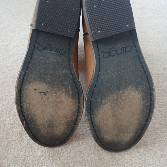 Dingo Women's Brown Leather Ankle Boots Booties 7.5 M - Picture 6 of 6